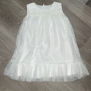 Beautiful all white 24month toddler gown.